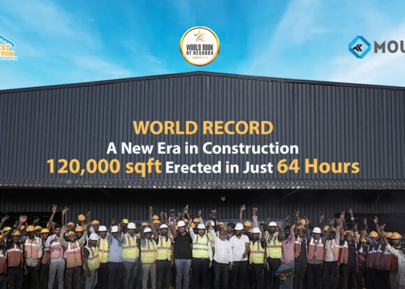 MOUNT Sets a World Record: Fastest Pre-Engineered Building (PEB) Construction in 64 Hours